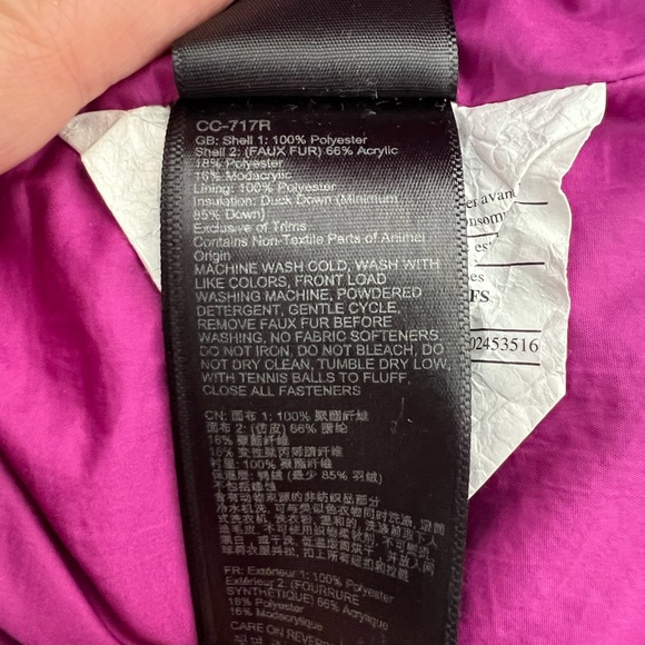 MARMOT Varma purple down filled winter coat size small - Picture 9 of 13